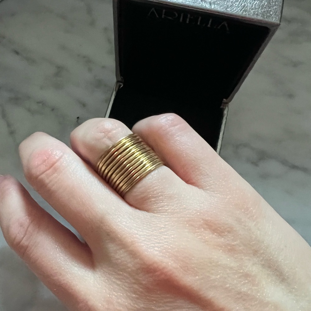 Stacked Gold Ring - image 2